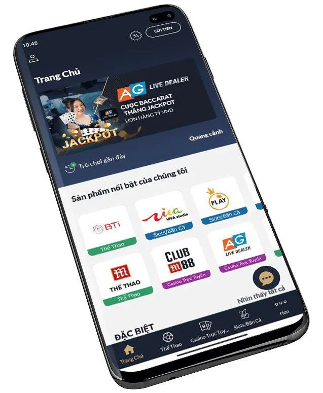 Chơi Slots trên di động tg88 bet